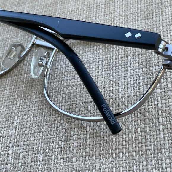 Polariod Men Sunglasses/Eyeglasses Black/Silver Tone PLD2040S FAEY 59[]15 135 - Picture 4 of 12